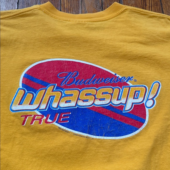 ‘00 Budweiser Whassup! Vintage T-Shirt - Picture 3 of 13